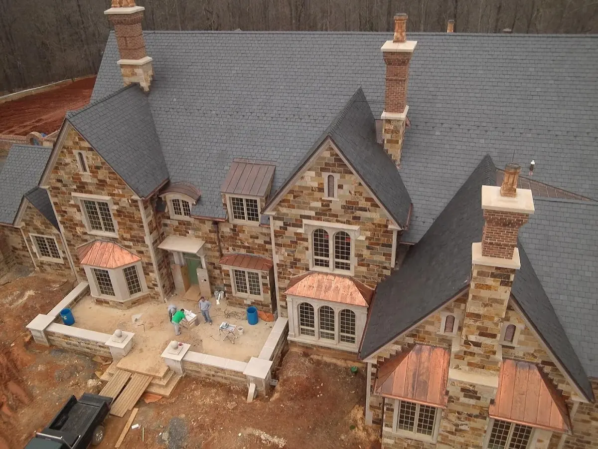 Craftsman Roofing Gutter Guard Installation project in Dans